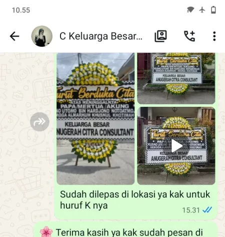 Pengiriman Papan Bunga Duka Pecangaan Wetan Pecangaan