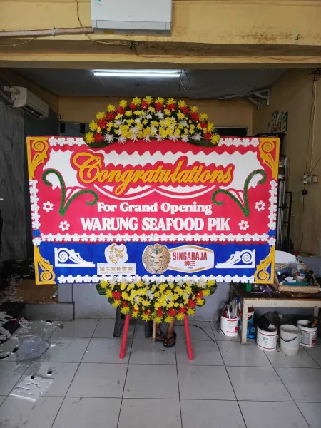 Papan Bunga Ucapan Selamat Pecangaan Wetan Pecangaan