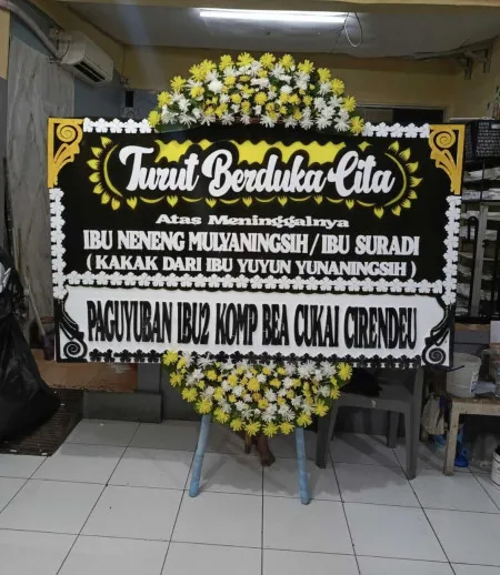 Papan Bunga Duka Pecangaan Wetan Pecangaan